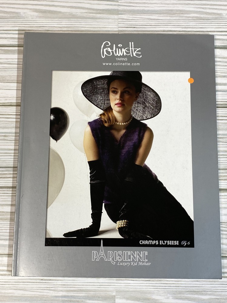 Colinette Knitting Pattern Book Parisienne 2006 11 Projects