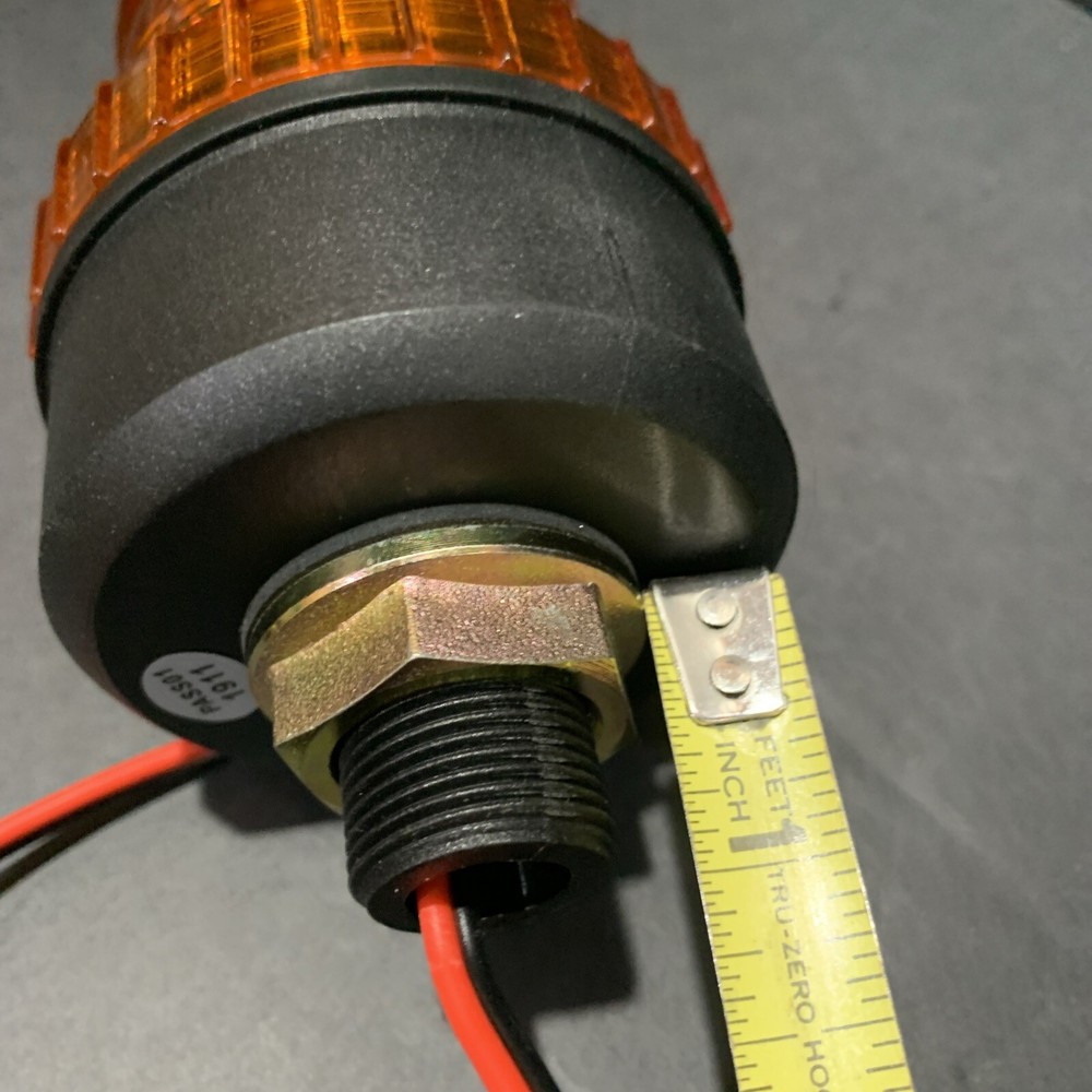 WARNING Light Strobe Flashing Orange Threaded Base DC10-110V NEW