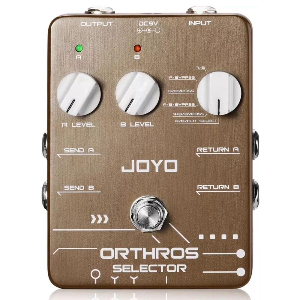 JOYO JF-24 ORTHOS Loop Guitar Effect Pedal 6 Looping Modes 2 Line Loop Selector