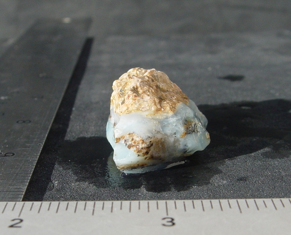 Andean Blue Dendritic Opal Rough T1184