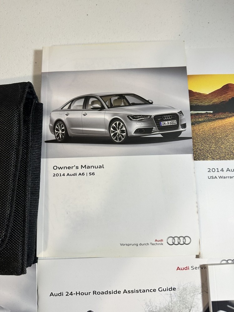 2014 Audi A6 S6 Owner's Manual Set