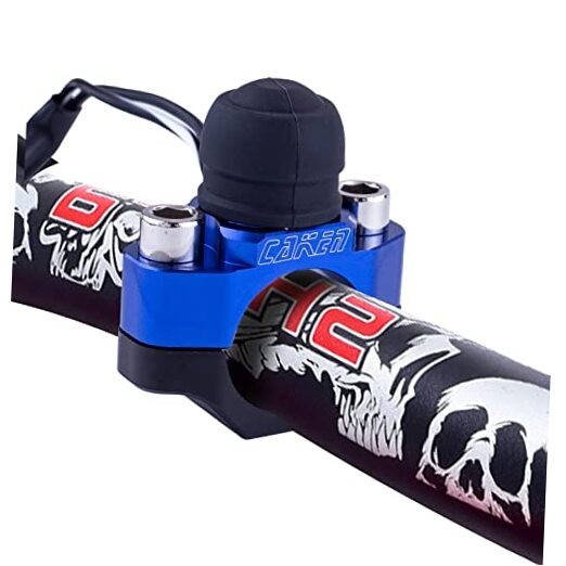 CNC Motorcycle ATV Water Proof Engine Start Stop Kill Switch Button for Blue