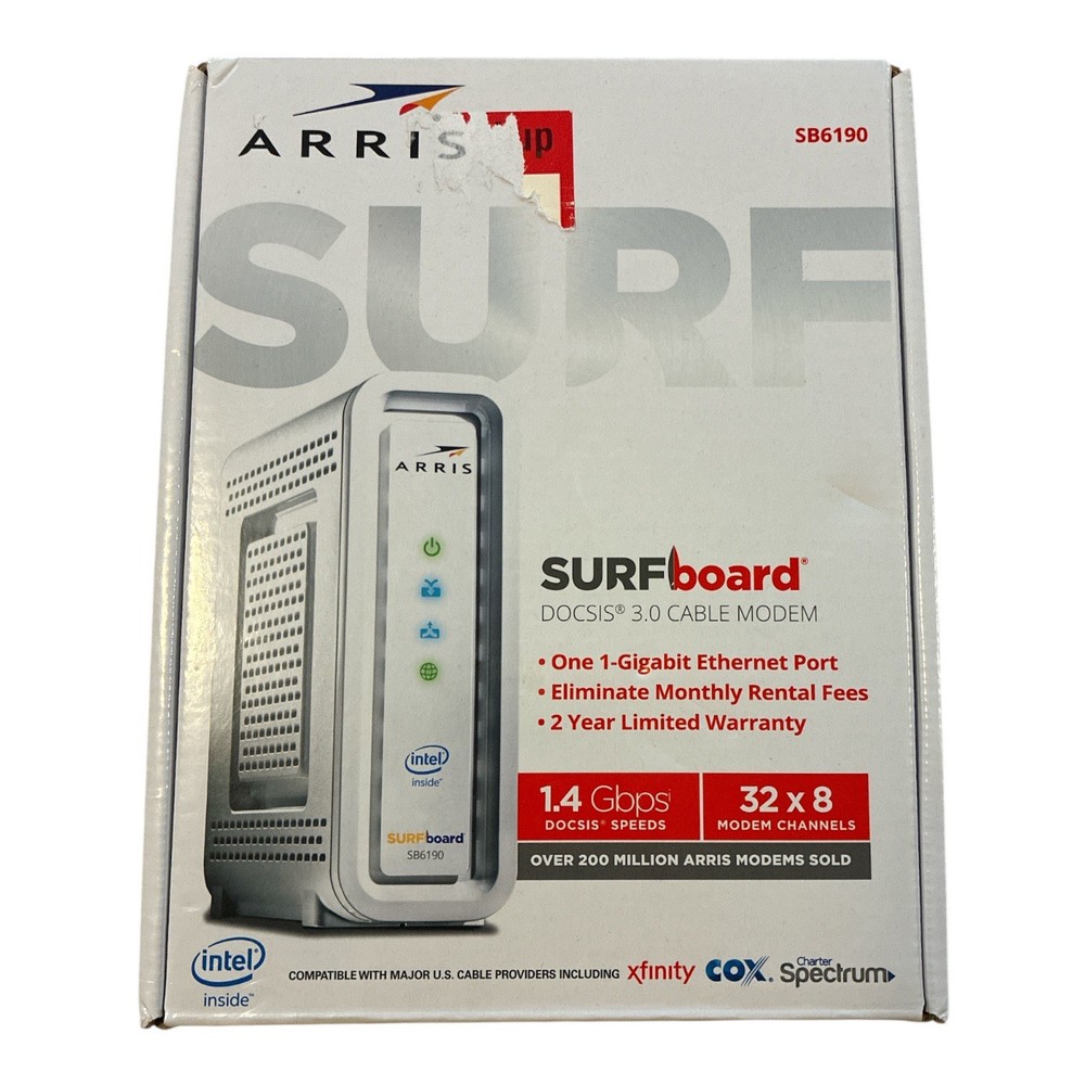 ARRIS SURFboard DOCSIS 3.0 Cable Modem SB6190