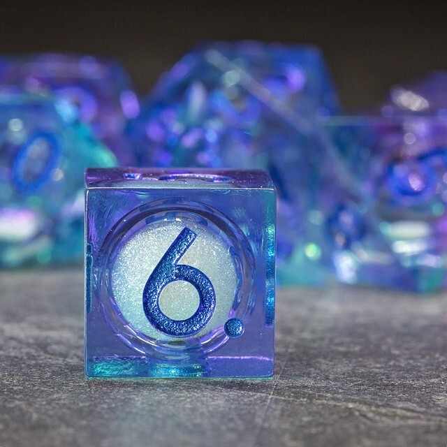 Sage's Lovers Souls Liquid Core Sharp Edge Resin Dice Set
