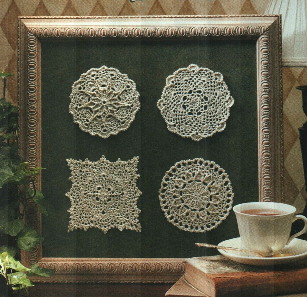 4 MAGNIFICENT MINI DOLIES HOME DECOR CROCHET PATTERN INSTRUCTIONS