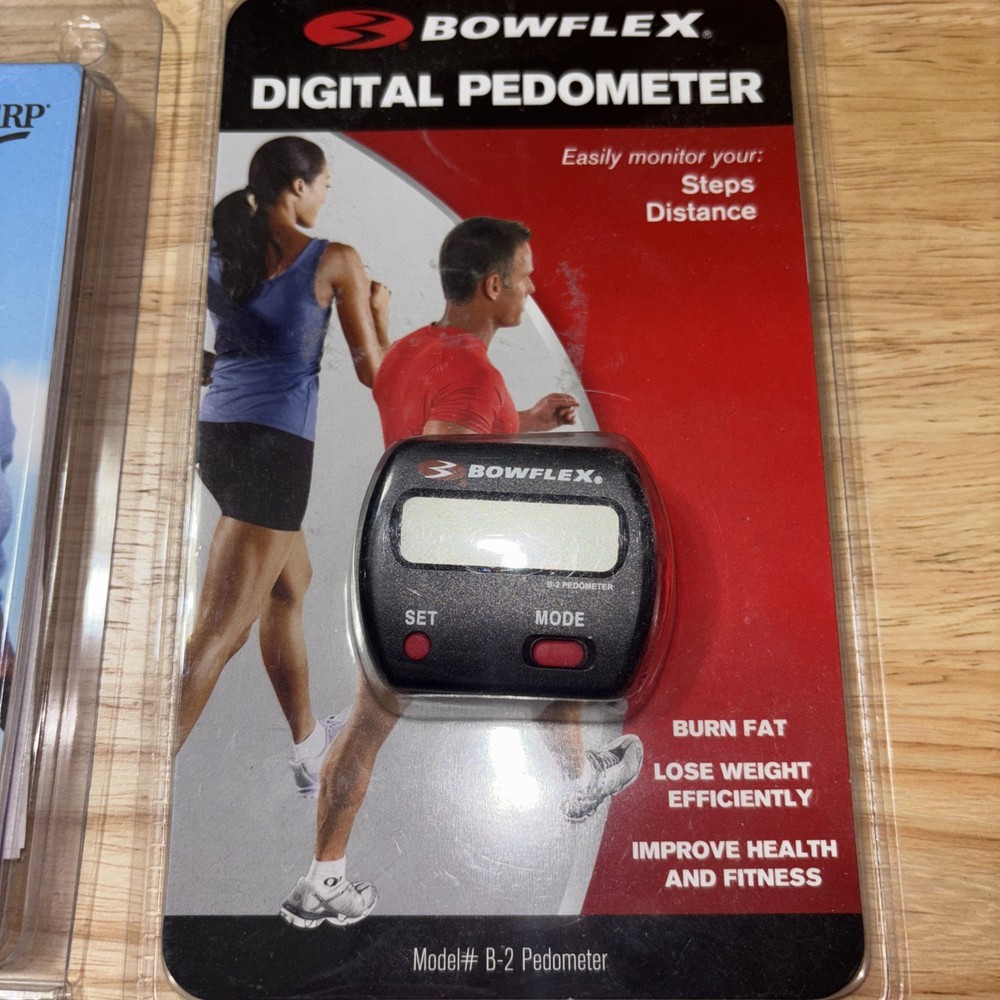 Set Of 2 Digital Pedometers-AARP&Bowflex