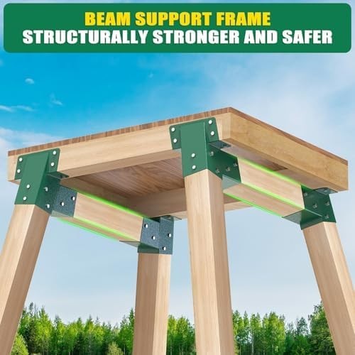 4Pack Deer Blind Brackets 4X4 Heavy Duty Deer Stand Bracket Compound Angle Brack