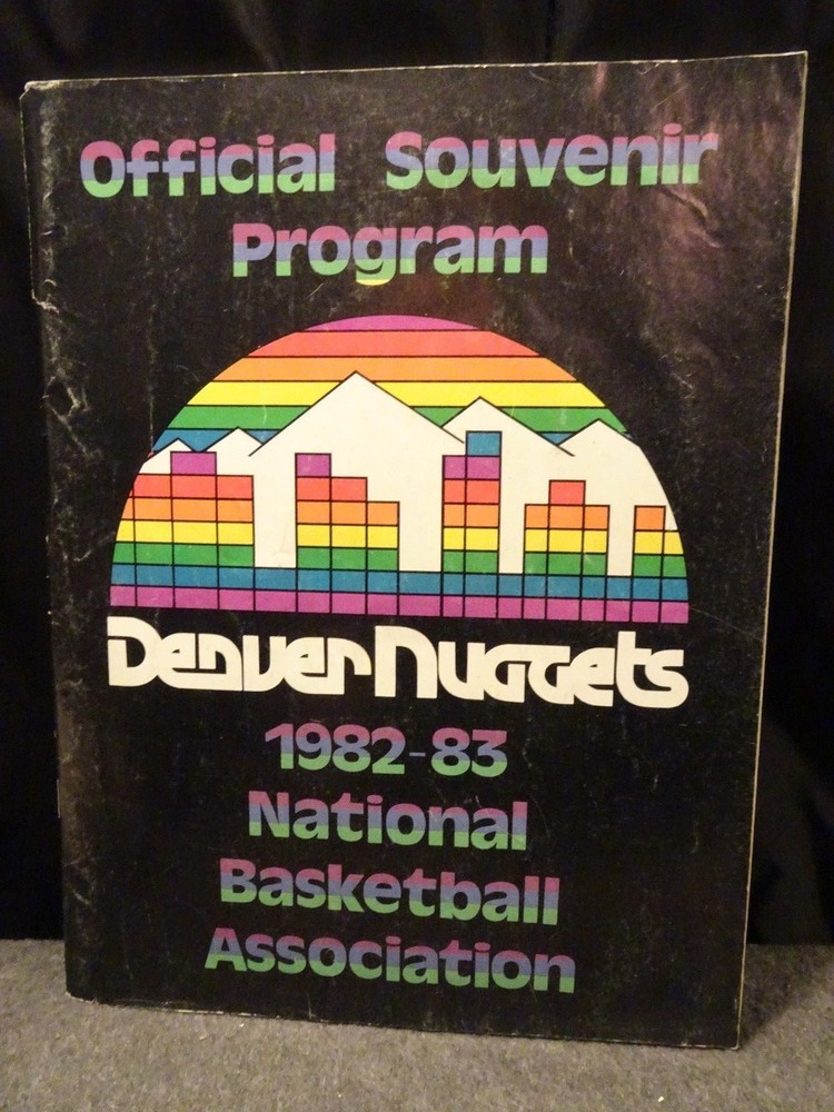 1982 DENVER NUGGETS PROGRAM NBA ROBERT WAGNER