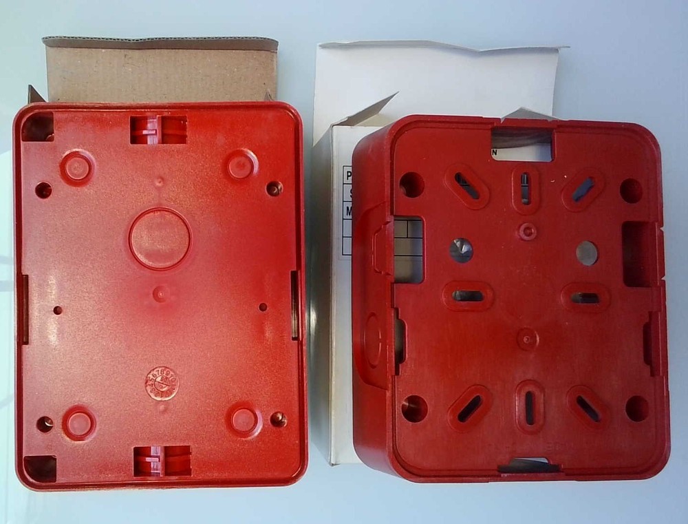 Pair of Surface Back Boxes For Fire Alarm Systems