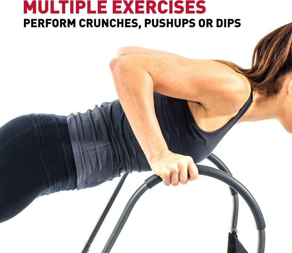 Multi-Function Sit Up Trainer for Crunches, Dips and Full Body Exercises