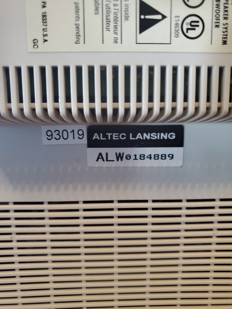 altec lansing speakers