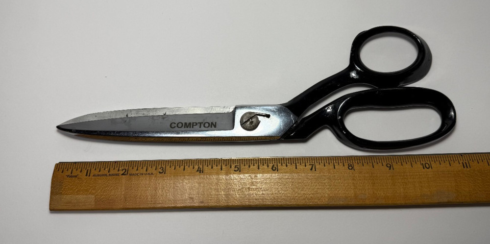 Vintage Compton 11” Scissors Tailor Shears