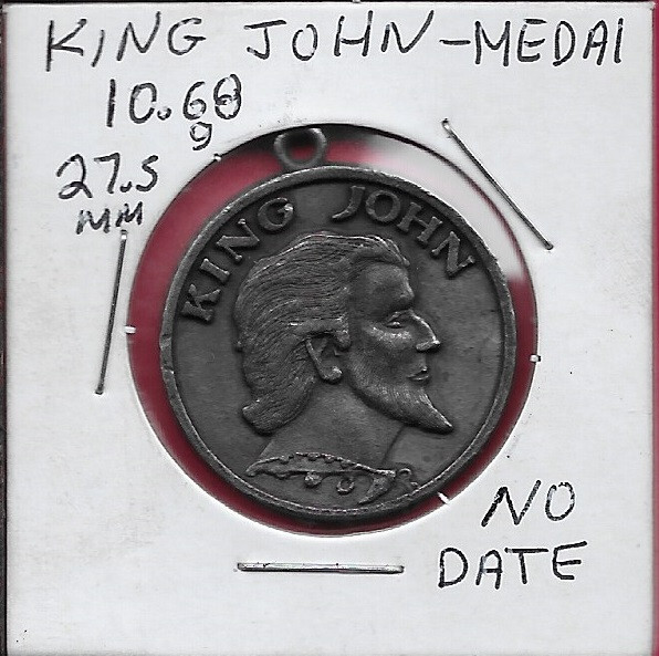 MEDALLION KING JOHN,DIVA,ROBA RDOH