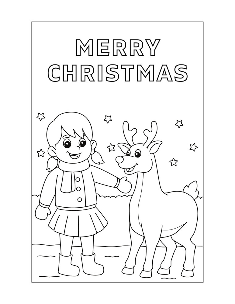 Christmas Activity Coloring Book eLearning INSTANT DIGITAL DOWNLOAD