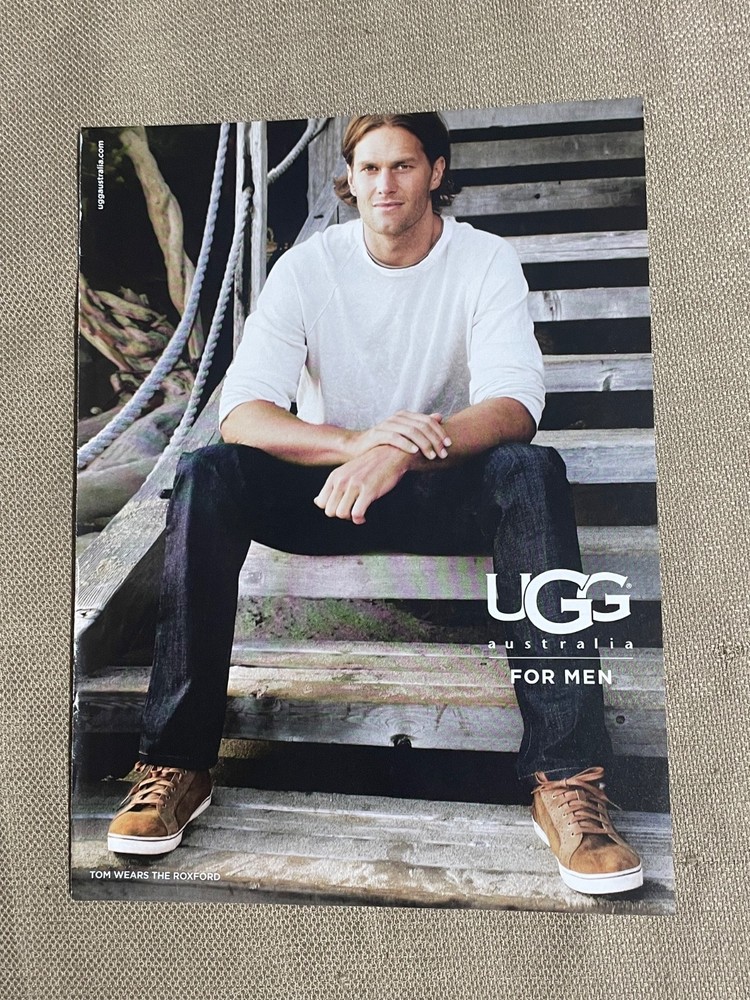UGG Tom Brady magazine advertisement 8 Ads from 2012 Advertisements