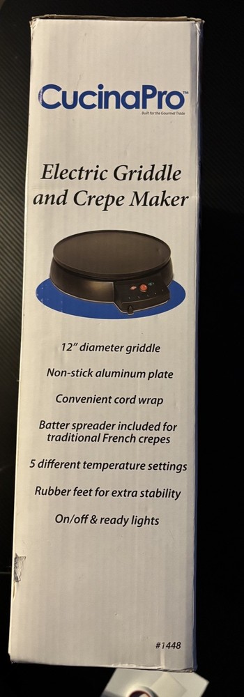 CUCINA PRO Crepe Maker & Griddle