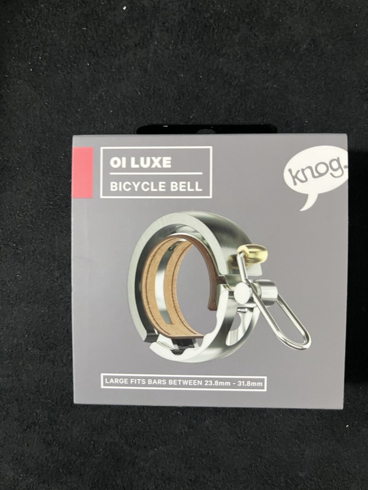 Knog Oi Luxe Bike Bell Large Silver