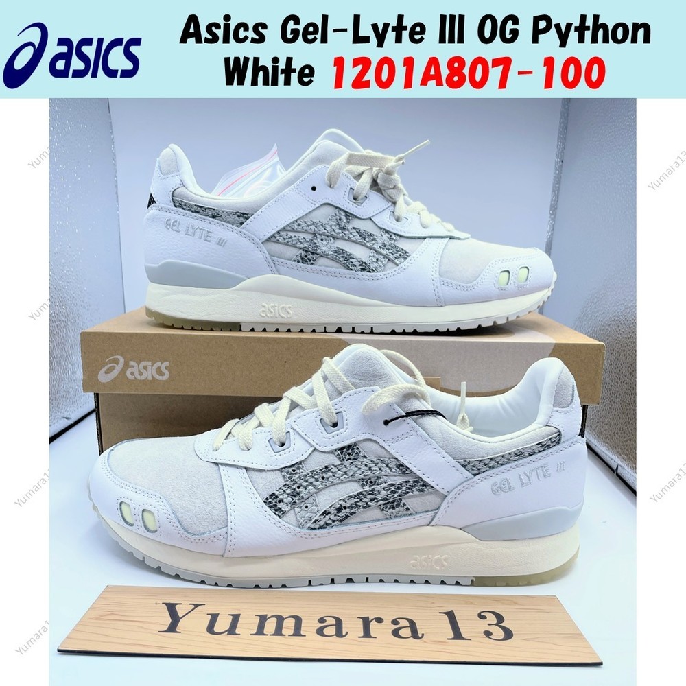 Asics Gel-Lyte lll OG Python White 1201A807-100 Men's Size