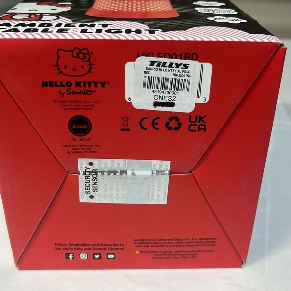 Hello Kitty Red Ambient Table Light