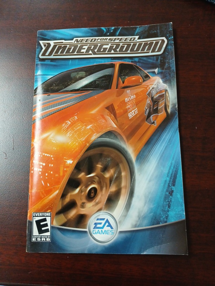 Ps2 Need For Spped Underground  Manual
