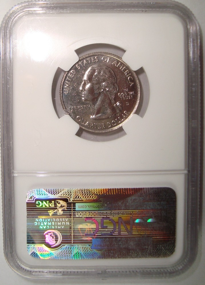 2004-D Wisconsin Extra Leaf Low State Quarter Error NGC MS61