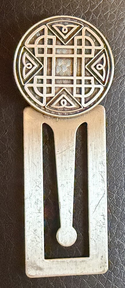 Celtic Knotwork Pewter Bookmark