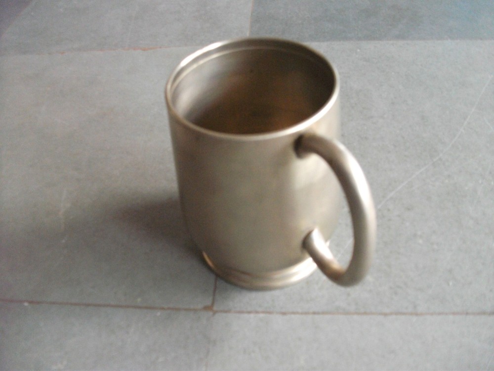 Vintage Brass Handcrafted Solid Unique Shape Cup, Collectible