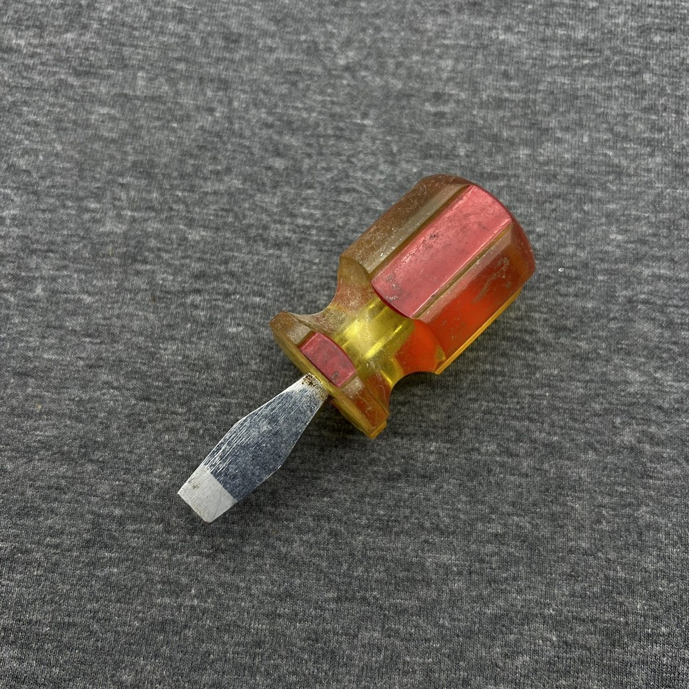 Mac Tools USA PN2S 3/8" Flat Slotted Stubby Screwdriver Hard Plastic Handle