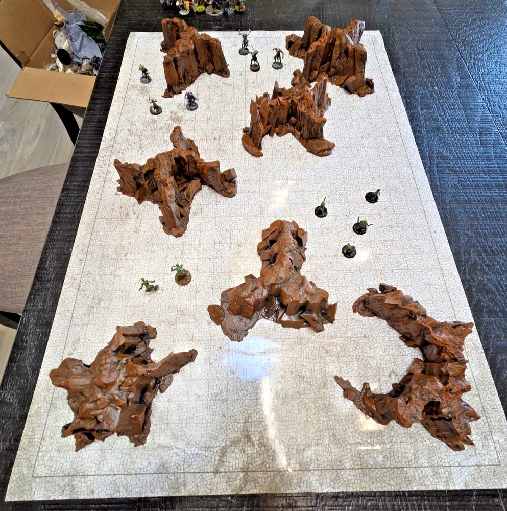 Huge Caverns Scatter Set FULLY PAINTED D&D Pathfinder Warhammer 40K