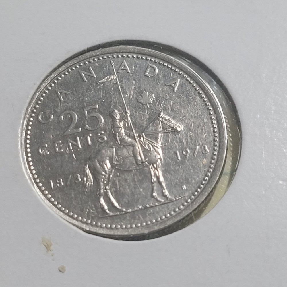 1873-1973 CANADA CENTENNIAL QUARTER ( AU)