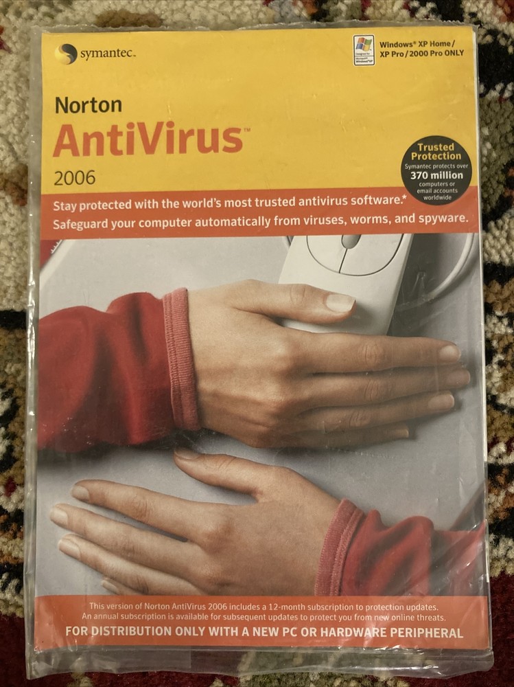 NORTON Internet Security CD-ROM 2006 PC Antivirus Unopened
