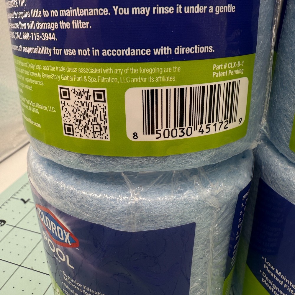 4 x CLOROX Pool Clarify Fits Index D Filter