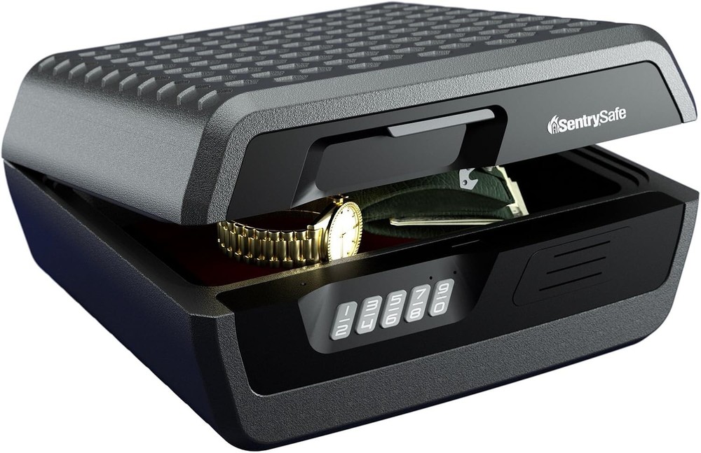 Waterproof Fire Safe with Digital Lock - Compact 0.36 Cu Ft Storage Solution