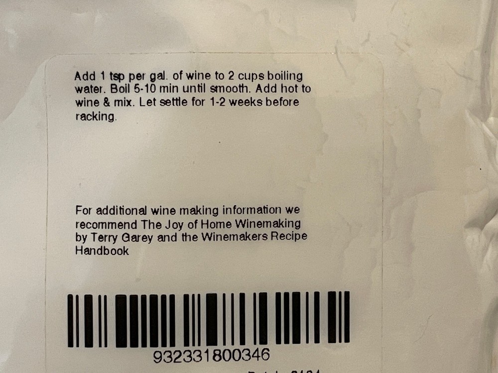 Sparkolloid Clarifying Agent 2 oz, for Wine or Beer Brewcraft