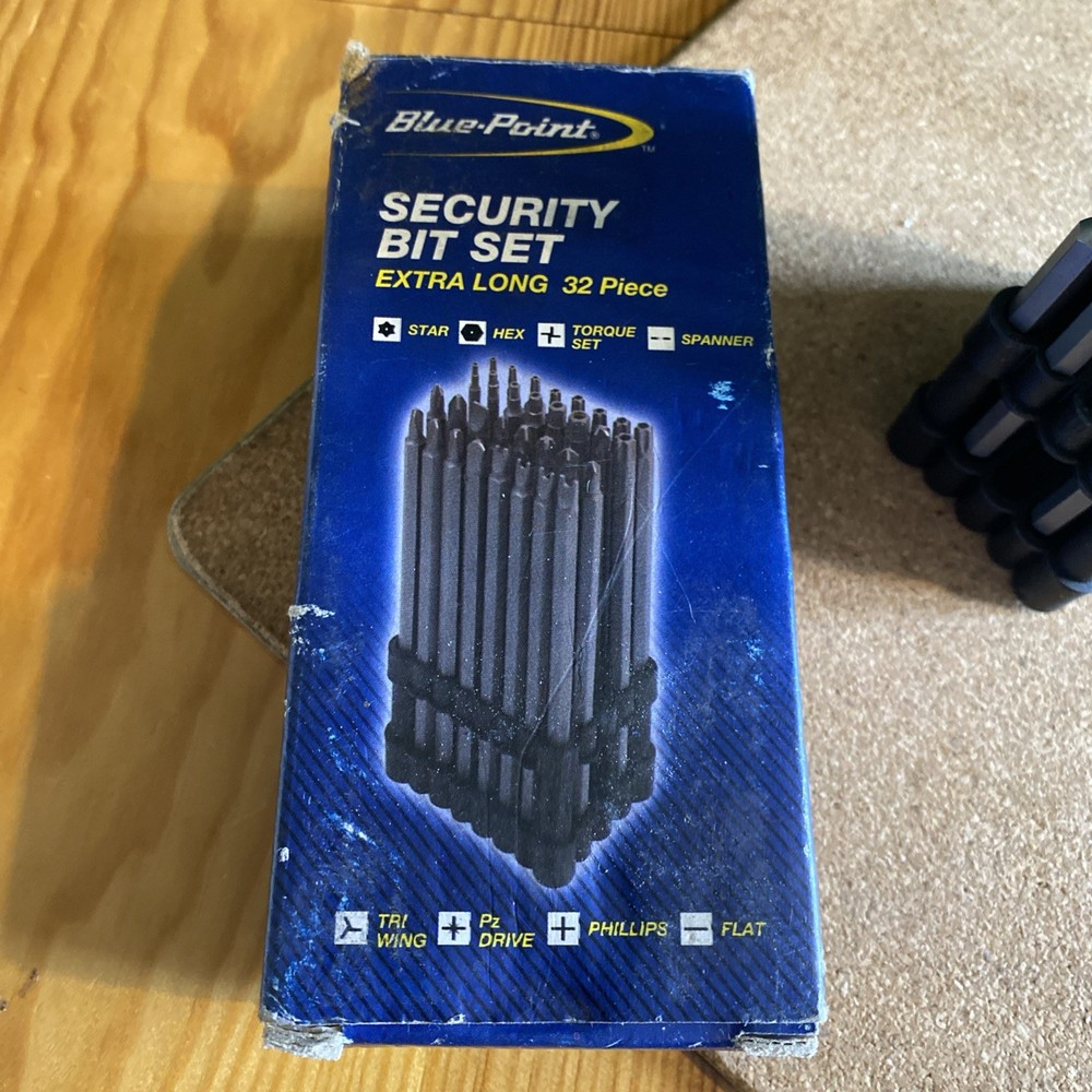 Blue Point - 32 Piece Extra Long Security Bit Set - LTS 4204