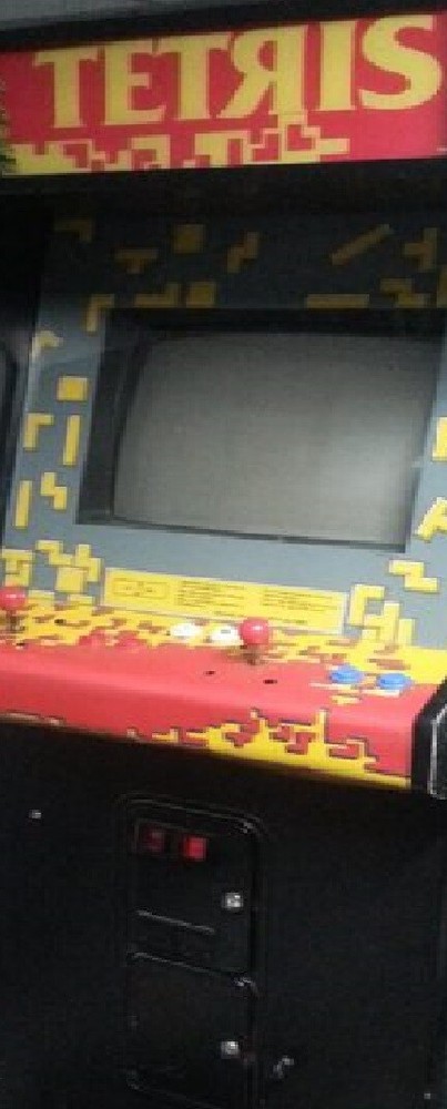 TETRIS ARCADE MACHINE by ATARI 1988 (Great Condition) *RARE*