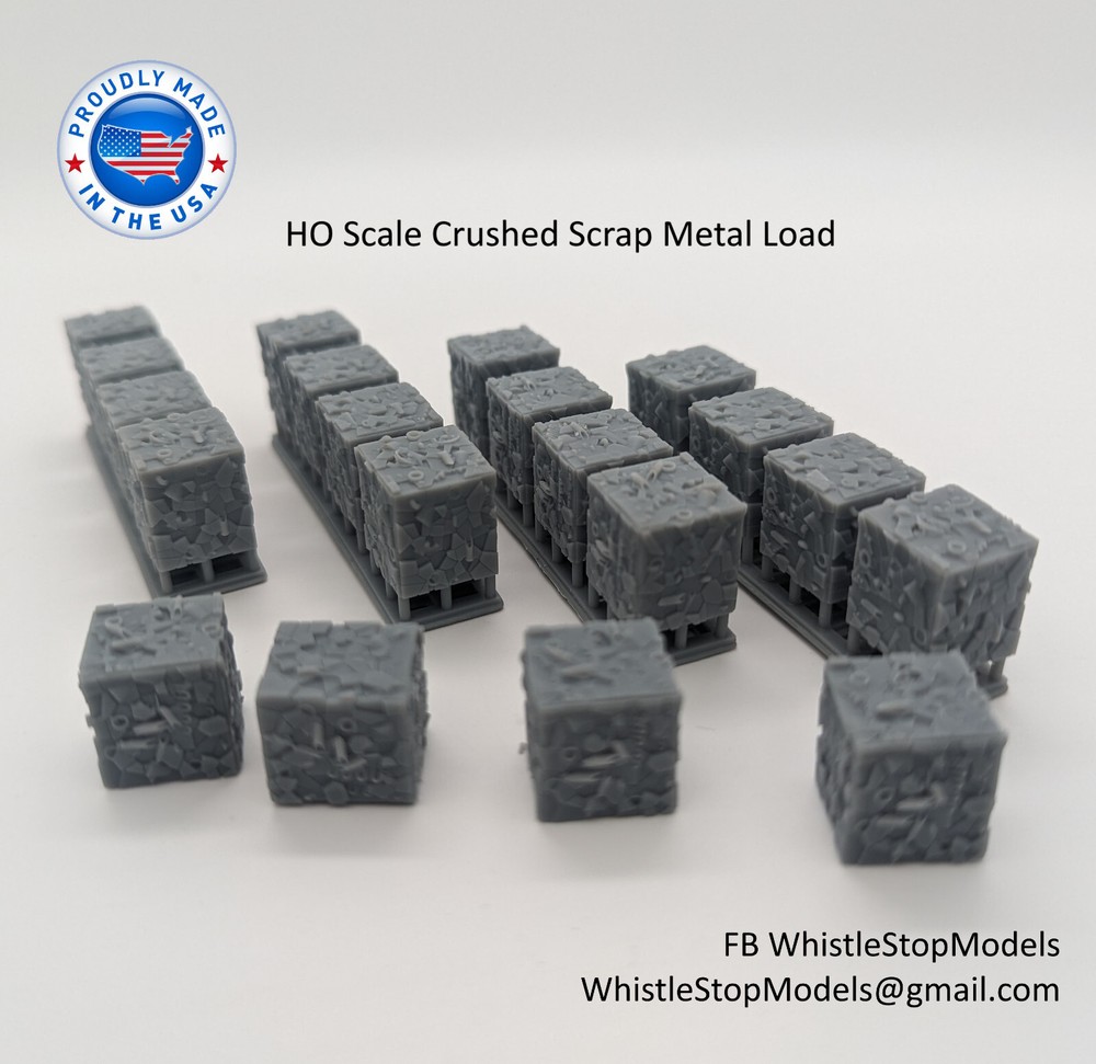 HO Scale Crushed Scrap Load HO1100