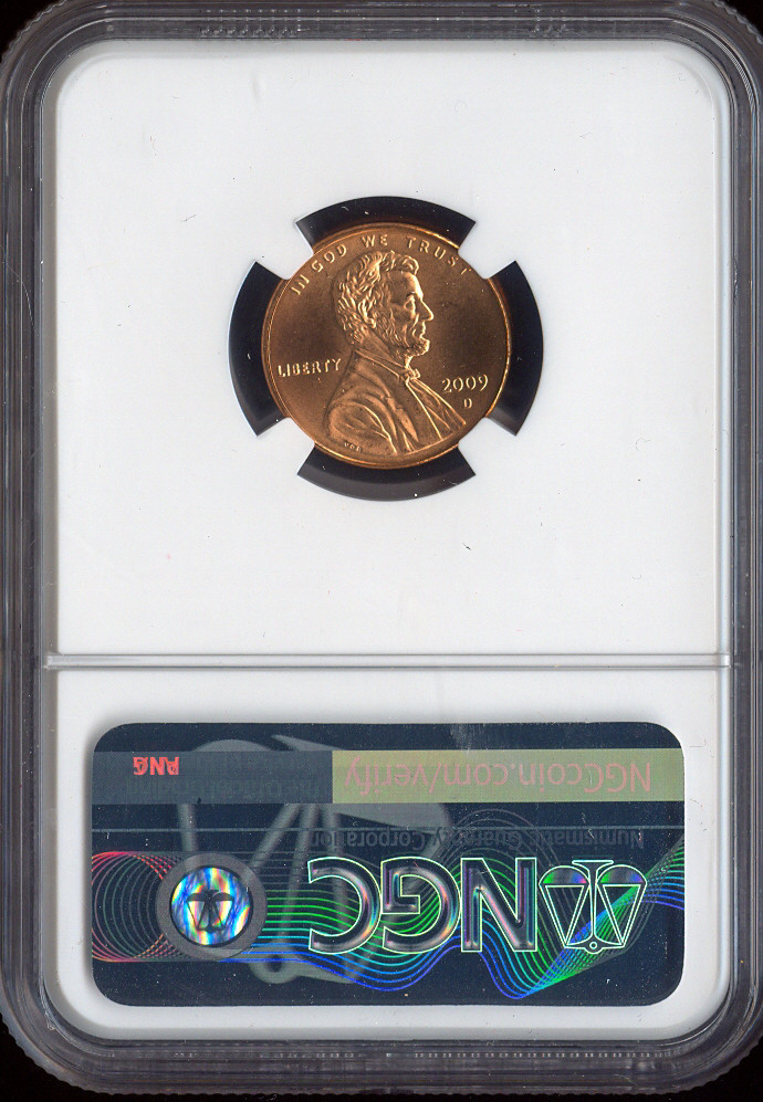 2009-D Lincoln Cent Presidency NGC MS68 RD SMS Quality
