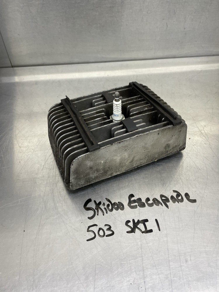 1987-1990 Ski-Doo Escapade 503 OEM Engine Cylinder Head Compression Spark Head