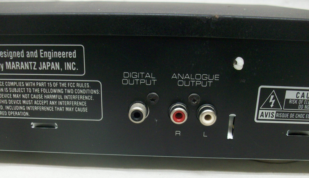 1998 Marantz Model 48U Black Compact Disc CD Player