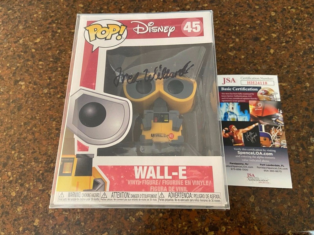 Funko Pop Disney "WALL-E"- #45 Signed- Autographed by Fred Willard- JSA- COA