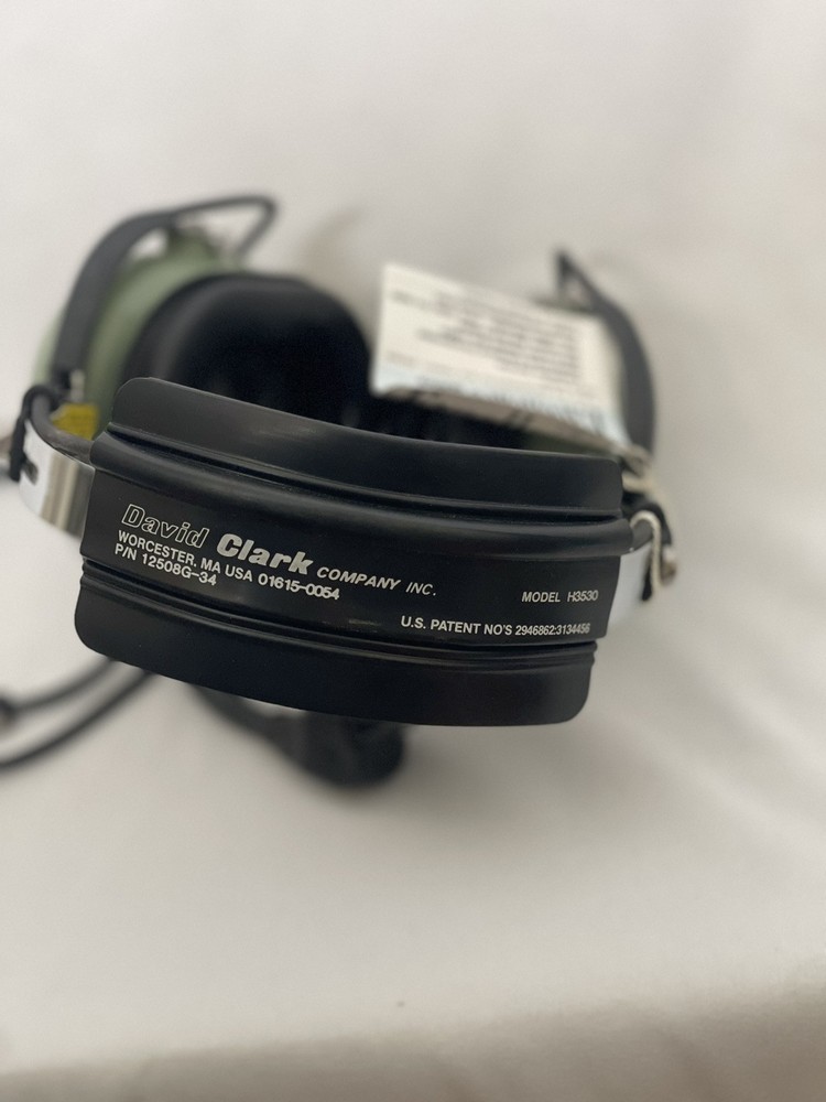 David Clark aviation headset H3530 AS-IS UNTESTED