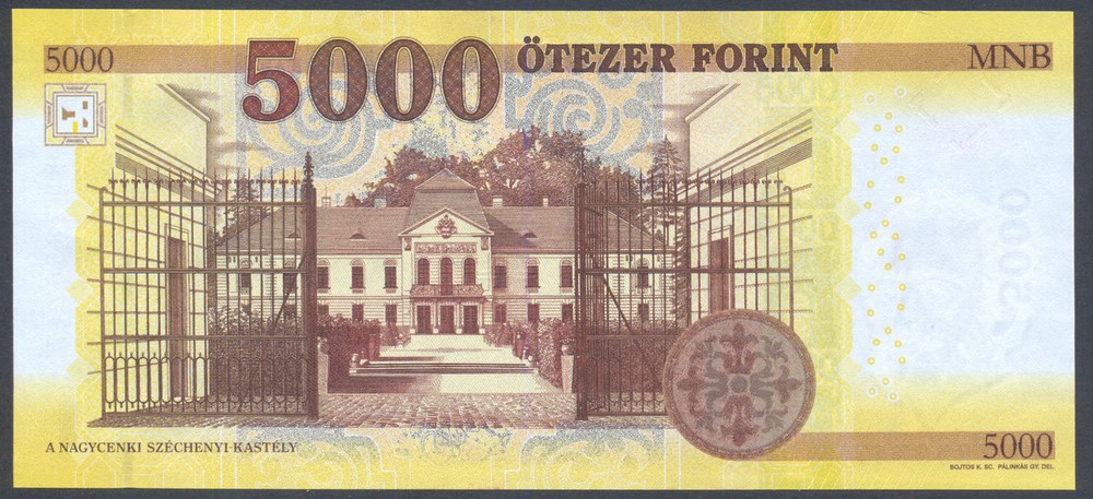 Hungary 5000 Forint 2017 UNC