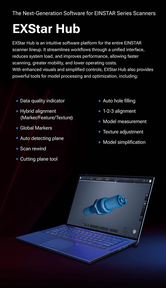 EINSTAR 2: The True Wireless 3D Scanner