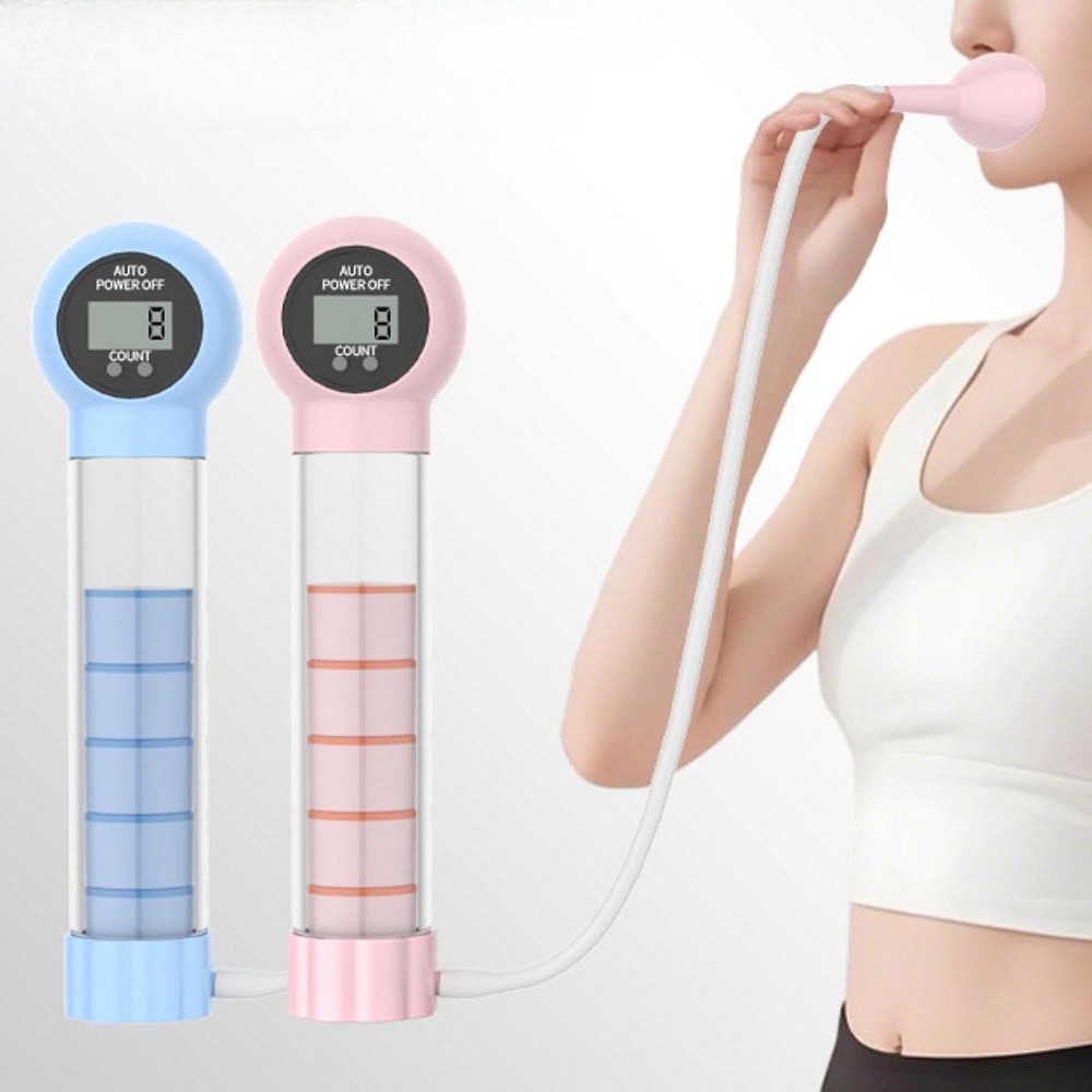 Breathing Exercise Device Breathing Trainers Versatile with Counting Function