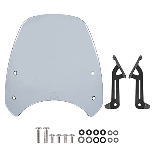 Motorcycle Double Bubble Windshield Windscreen Visor Compatible with Street