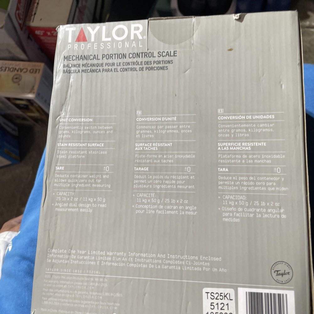 Taylor TS25 Precision Products Mechanical Scale Cooking Portion Control Kitchen