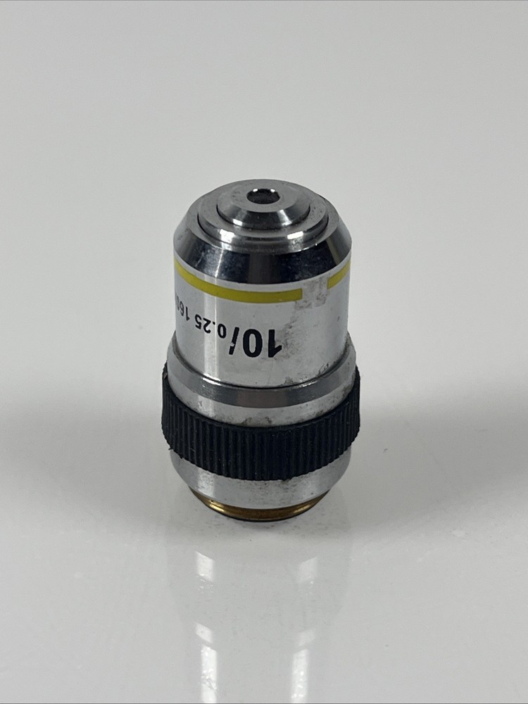 10/0.25 160/0.17 Achromatic Microscope Objective Lens