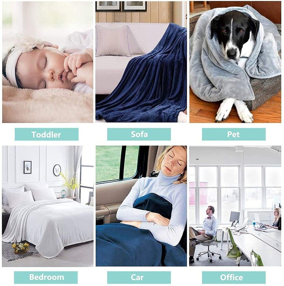 Video Game Controller Pattern Throw Blanket Ultra Soft Warm All Season Gaming...