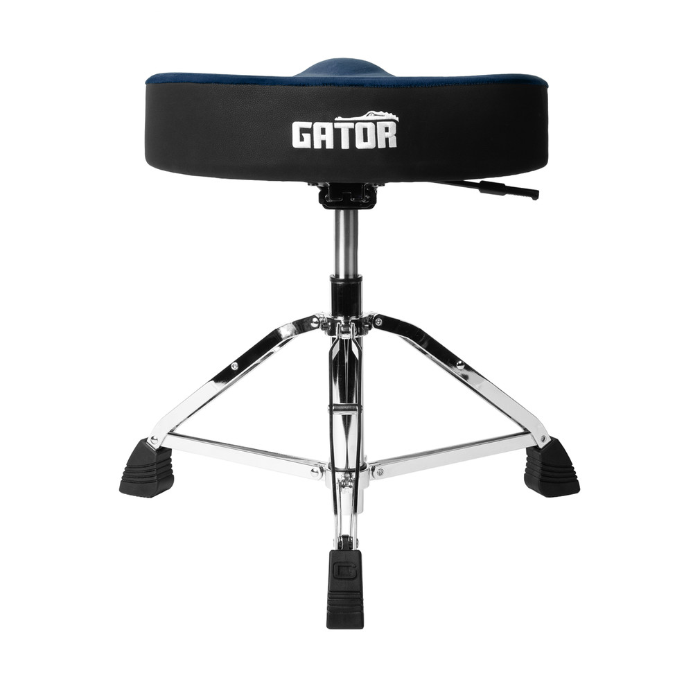 Gator Frameworks Air Glide Drum Throne Saddle Seat - Blue